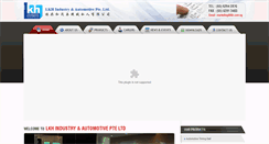 Desktop Screenshot of lkh.com.sg